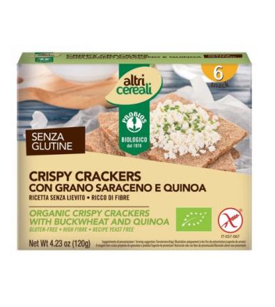 Crispy Crackers con Grano Saraceno e Quinoa 120g