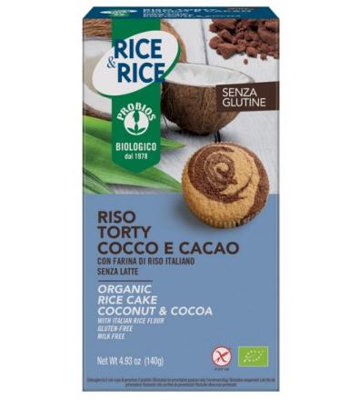 Rice&Rice Riso Torty Cocco e Cacao 140g