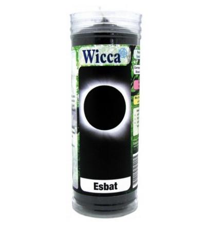 Velon Wicca Esbat Luna Nera 15 x 5.5 cm (Con Tubo Protettore)