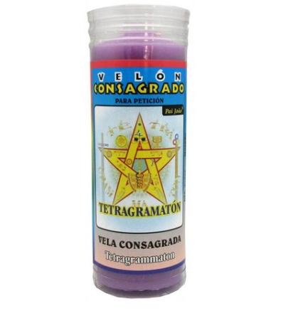 Velon Consacrato Tetragramaton  15 x 5.5 cm (Con Tubo Protettore)