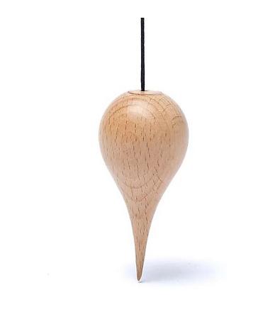 Pendolo in legno a forma di goccia