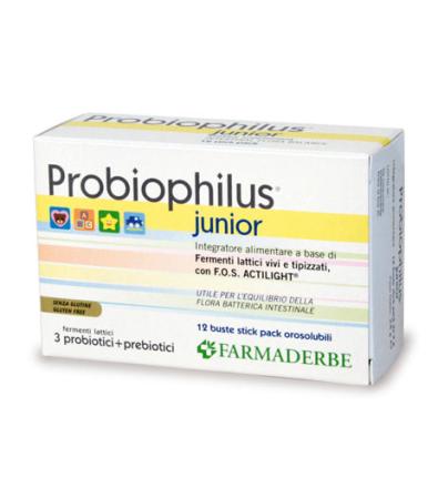 Probiophilus Junior 12 buste stick pack da 2g