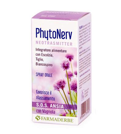 Phytonerv Neotrasmitter SOS Spray Orale 30 ml - Sos Ansia con Magnolia