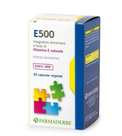 E500 Integratore a base di vitamina E naturale 30cps