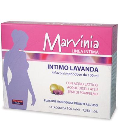 Marvinia intimo Lavanda 4 flaconi monodose da 100 ml