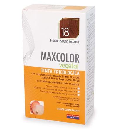 Maxcolor Tinta 18 Biondo Scuro Ramato 140ml