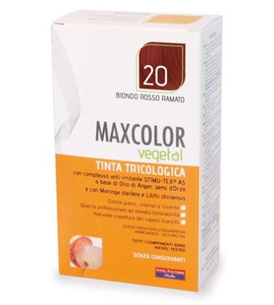 Maxcolor Tinta 20 Biondo Rosso Ramato 140ml