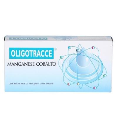 Oligotracce Manganese Cobalto 20 fiale da 2 ml per uso orale