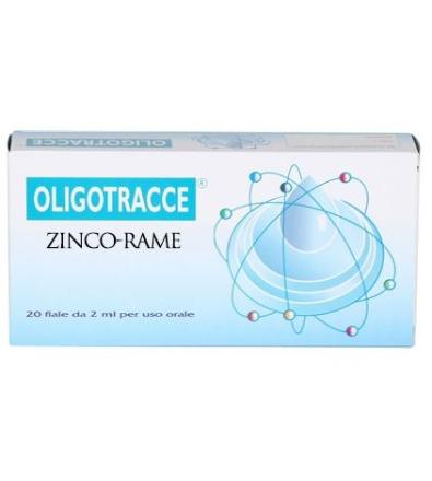 Oligotracce Zinco-Rame 20 fiale da 2ml per uso orale